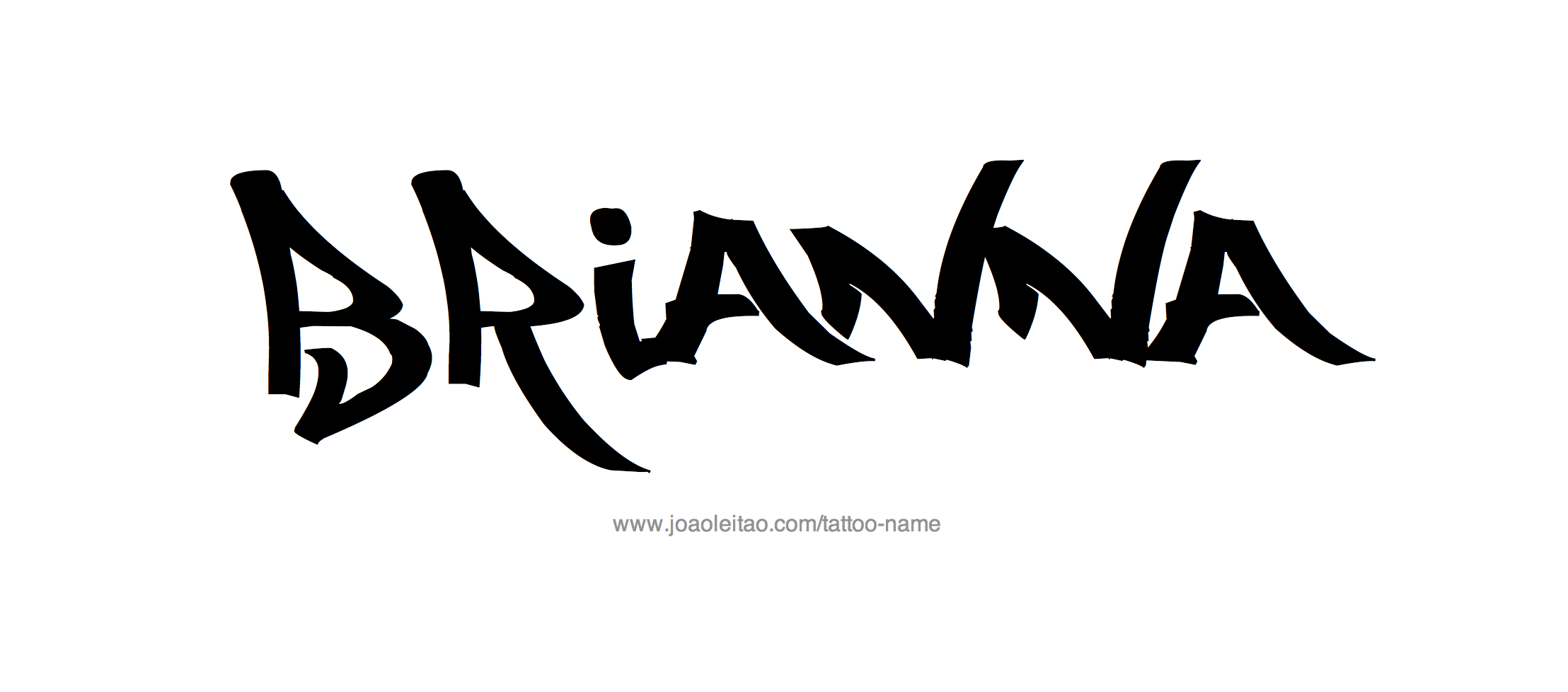 Brianna Name Tattoo Designs 7911